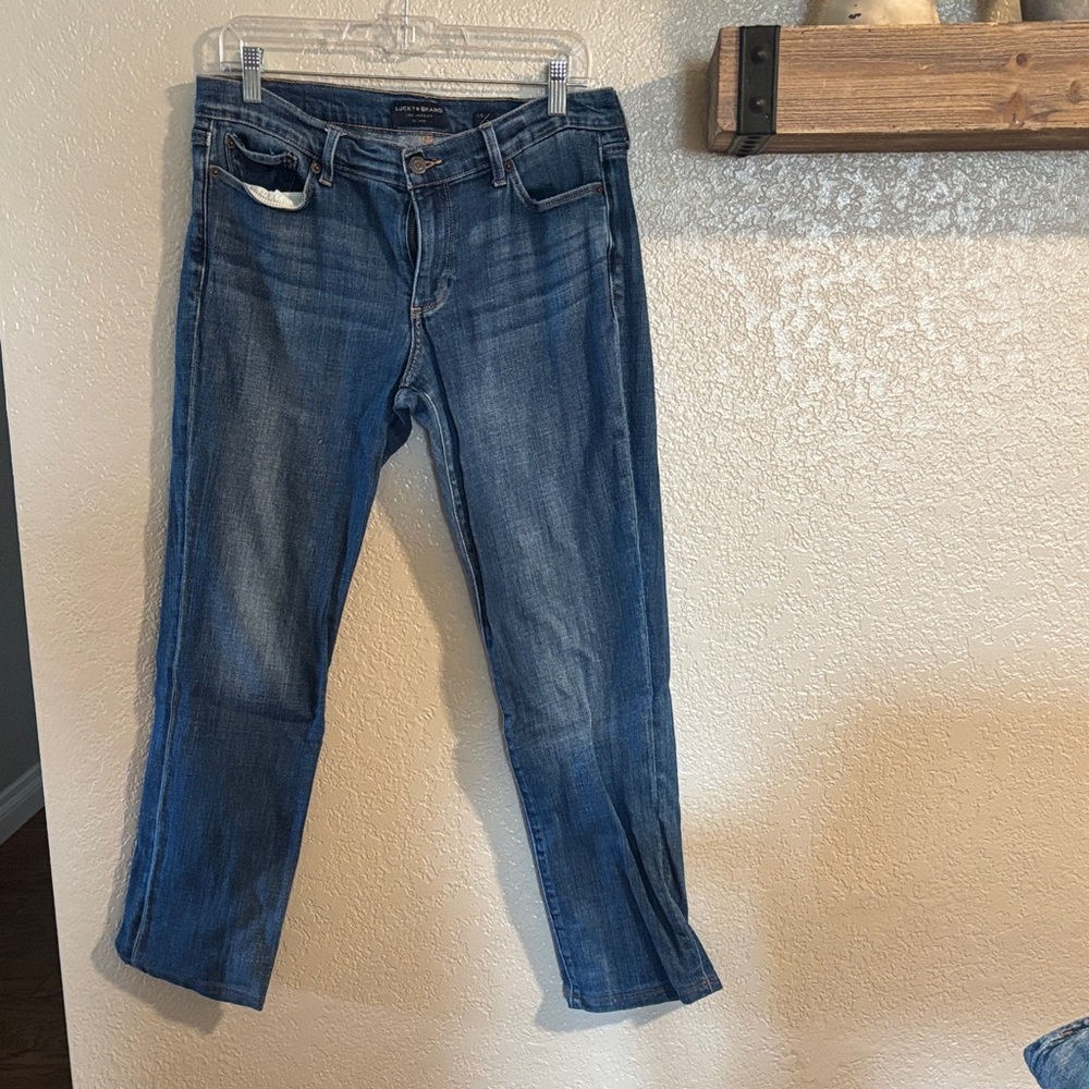 Lucky Brand Women's Straight Leg Blue Jeans